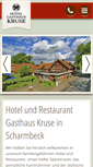 Mobile Screenshot of gasthaus-kruse.de